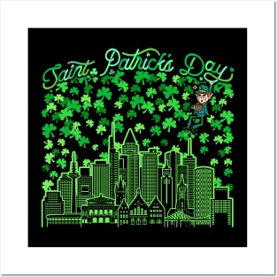 Saint Patrick's Day Frankfurt Germany Posters and Art